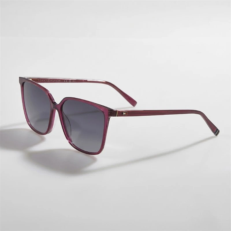 Tommy Hilfiger Womens Square Sunglasses Burgundy 2 - foto 5